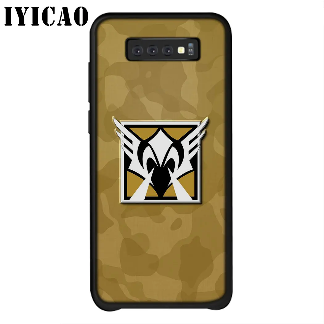 IYICAO Rainbow Six Siege Soft Case for Samsung Note 8 9 10 Plus A70 A50 A40 A20 A10 M40 M10 M20 M30 A10S A20S A30S A40S A50S |