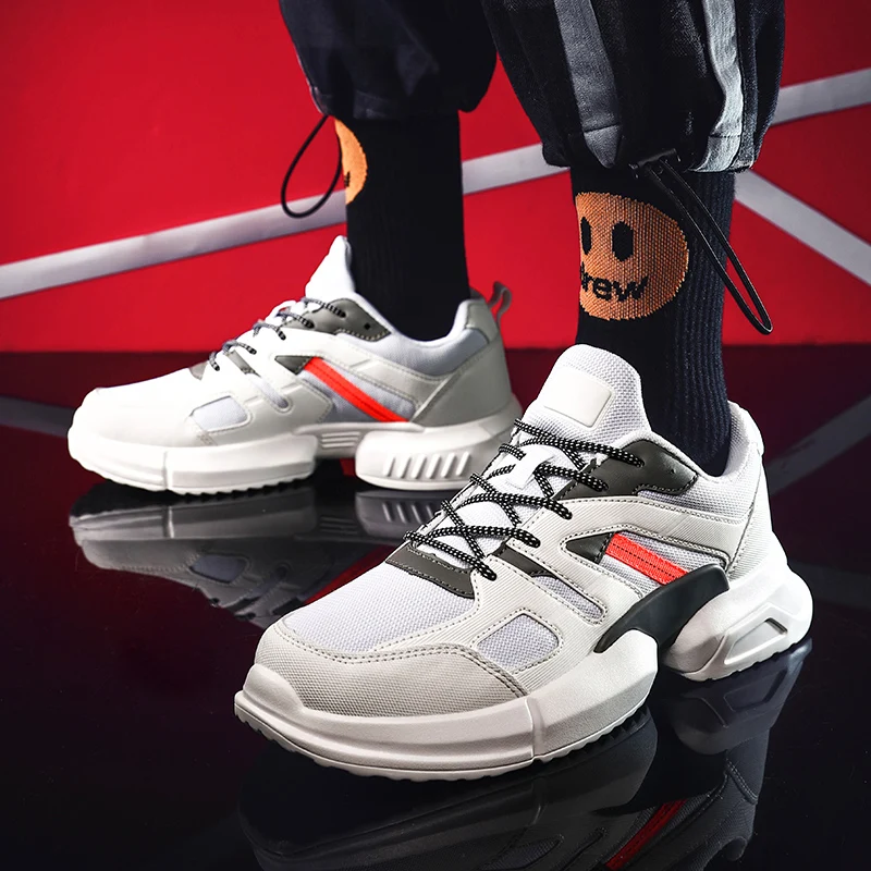 

Fashion Men's Sports Shoes Mixed Color Running Sneakers Breathable Trainers Men Adults Damping Fitness Walking Training Outdoor