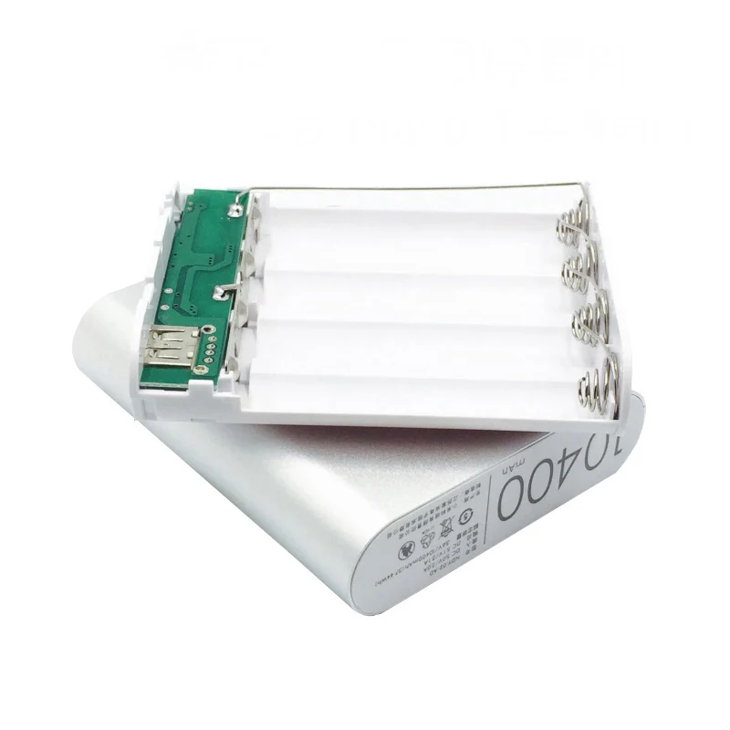 Блок питания батарея коробка для хранения держатель Чехол 4*18650 Мобильный телефон