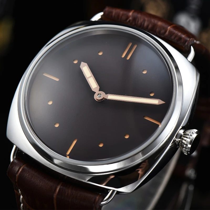 Механические часы с ручным заводом светящиеся водонепроницаемые 316L нержавеющая