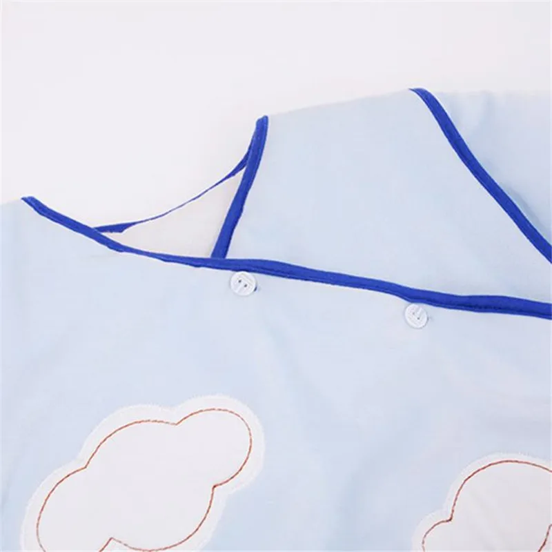 Хлопковый спальный мешок для малышей с отстегивающимся рукавом детский рисунком