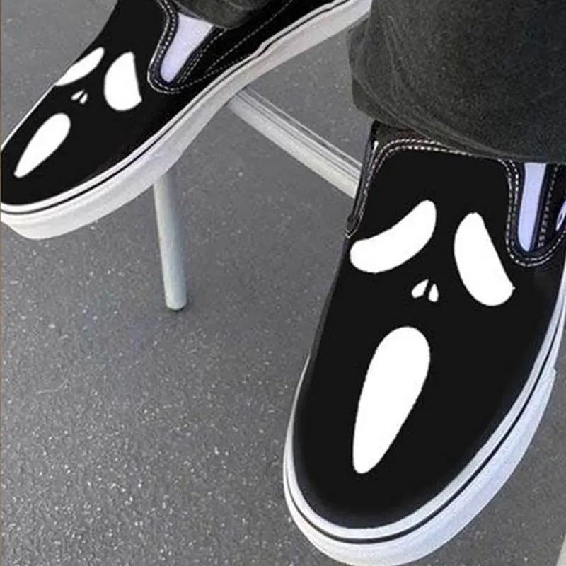 

Women Flats Woman Plus Size Canvas Fabric Flat Casual Shoes Loafers Halloween Shoe Chaussures Femme Zapatos Mujer Sapato