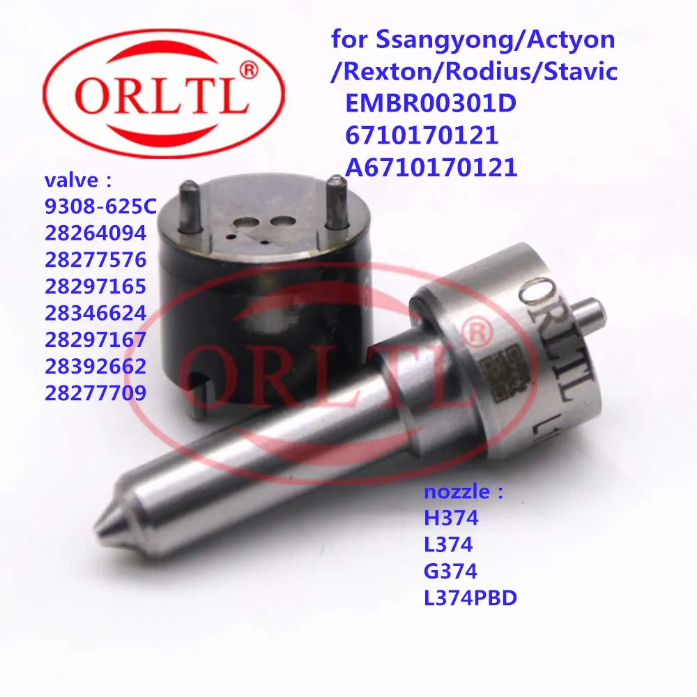 Инжекторный клапан 9308 625C форсунка H374 G374 L374PBD ремонтные комплекты (7135 583) для Epson 00301d