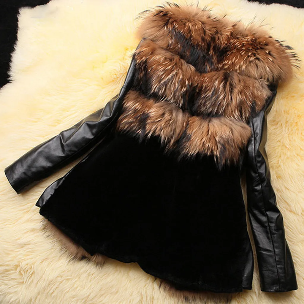 Зимние женские пальто 2020 модная женская кожаная куртка на молнии приталенная