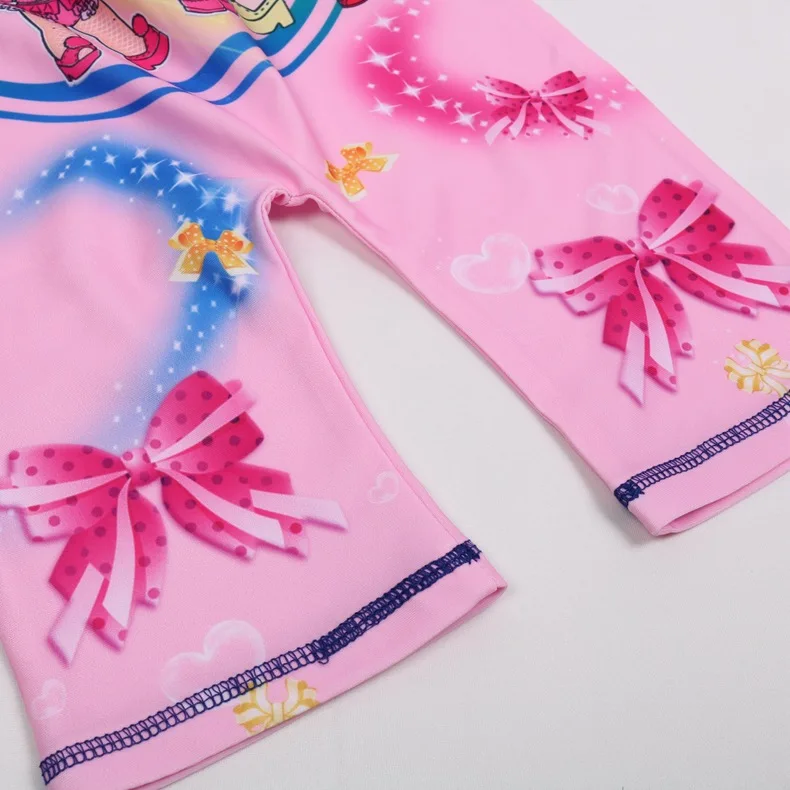 Новинка 2019 года цельный купальник с рисунком для девочек детская одежда большим