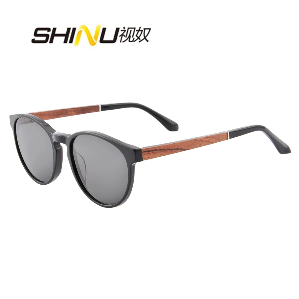 SHINU деревянные солнцезащитные очки поляризованные для близорукости рыбалки