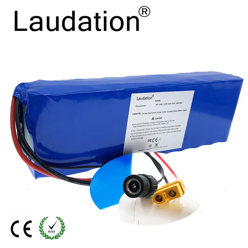 Laudation 36V 10ah литиевая батарея электрического велосипеда 10S 2P 21700 упаковка для 250W 350W