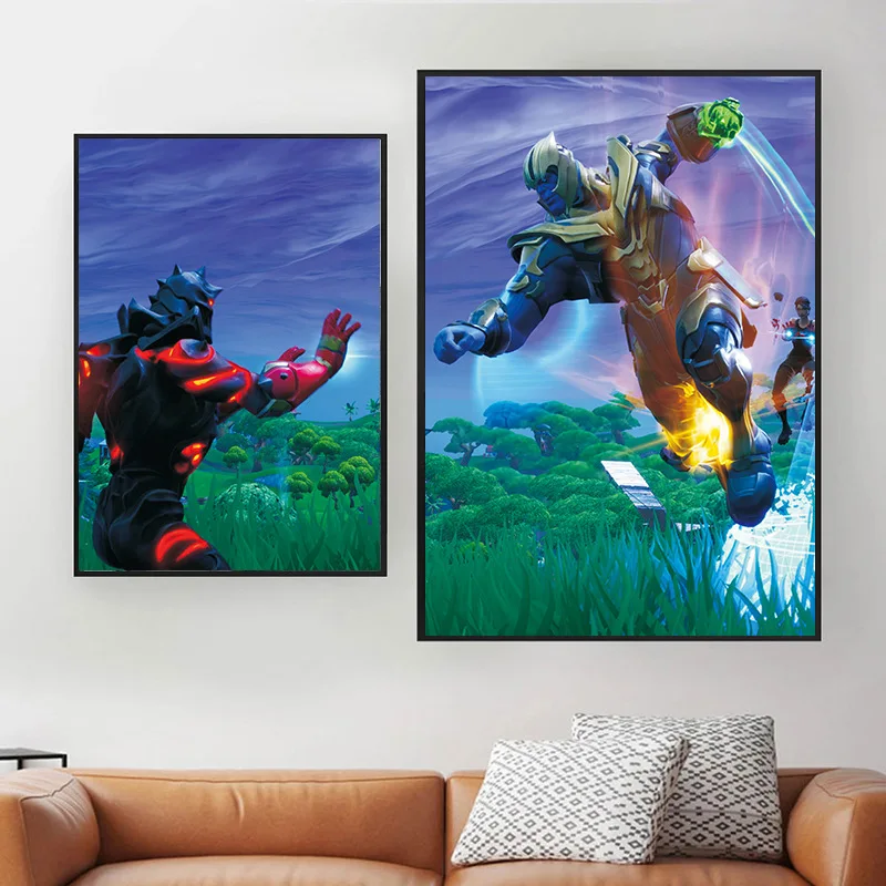 

WALL game decoration painting living room bedroom study mural painting interior painting decoration painting