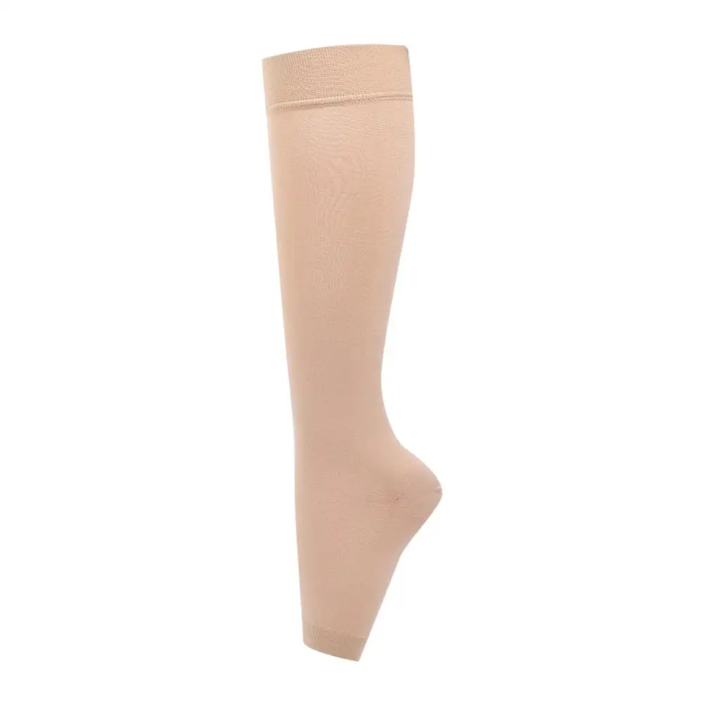 

Adjustable 1 Pair Medical Compression Varicose Stockings Pressure Bad Calf Peep-to Varicose Veins Socks Leg Slimming Health Care