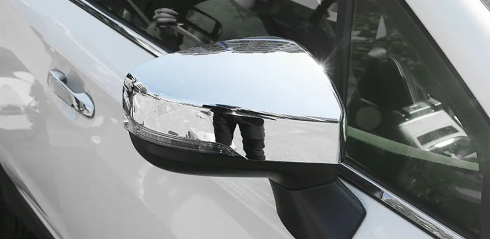 

For Subaru XV Crosstrek 2018 2019 Chrome Side Rearview Mirror Cover Trim Bezel
