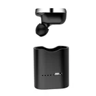 Одиночные TWS 5,0 Bluetooth-наушники 3D стерео Hi-Fi Игровые наушники спортивные невидимые наушники Автоматическое Сопряжение гарнитуры с зарядным чехлом