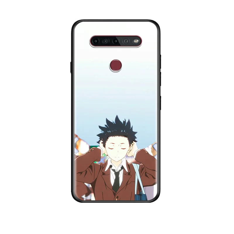 

A Silent Voice TPU Silicone Black Cover For LG G8 V30 V35 V40 V50 V60 Q60 K40S K50S K41S K51S K61 K71 K22 ThinQ 5G Phone Case