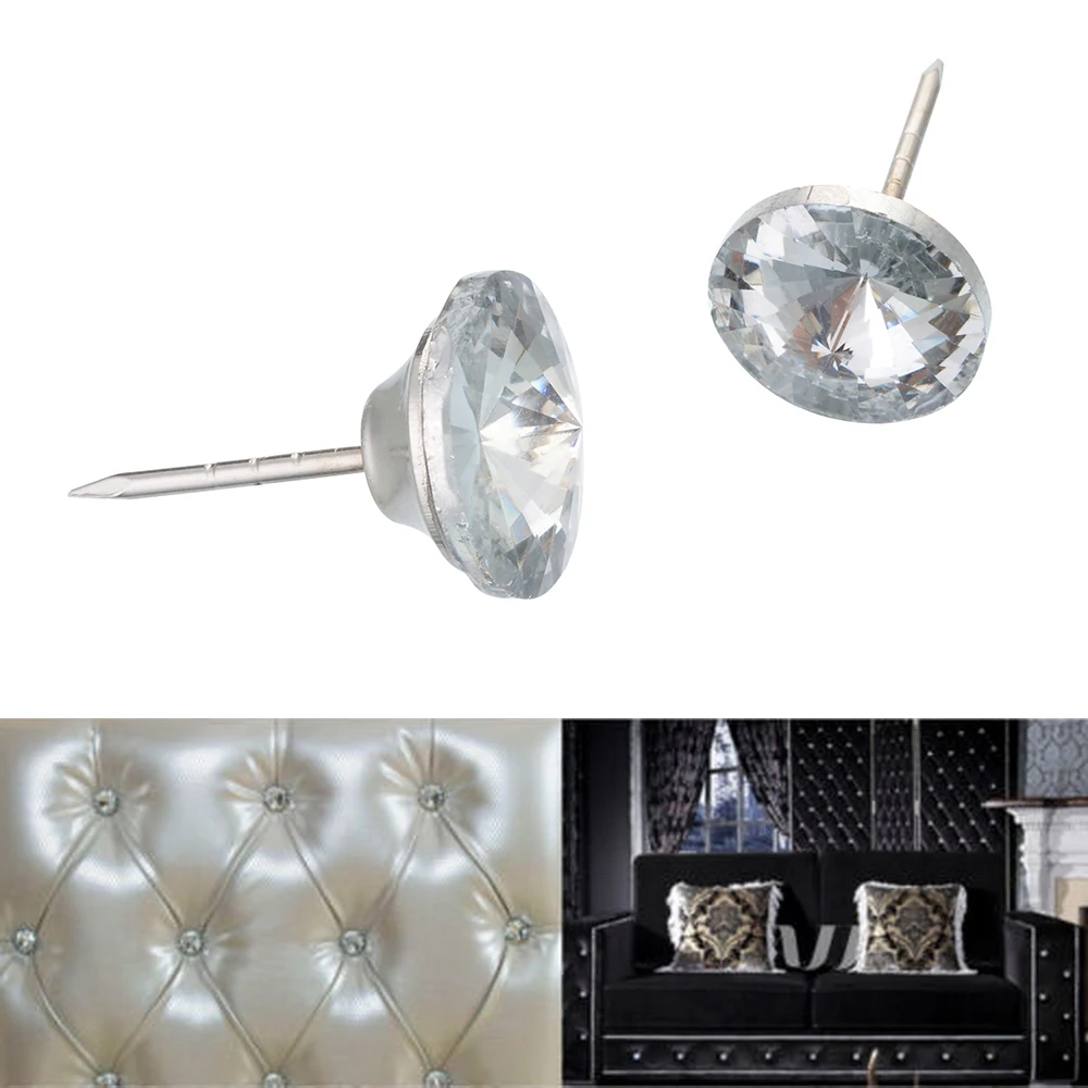 20 штук в упаковке Хрустальная Пряжка мягкая сумка диван гвозди алмазная пряжка