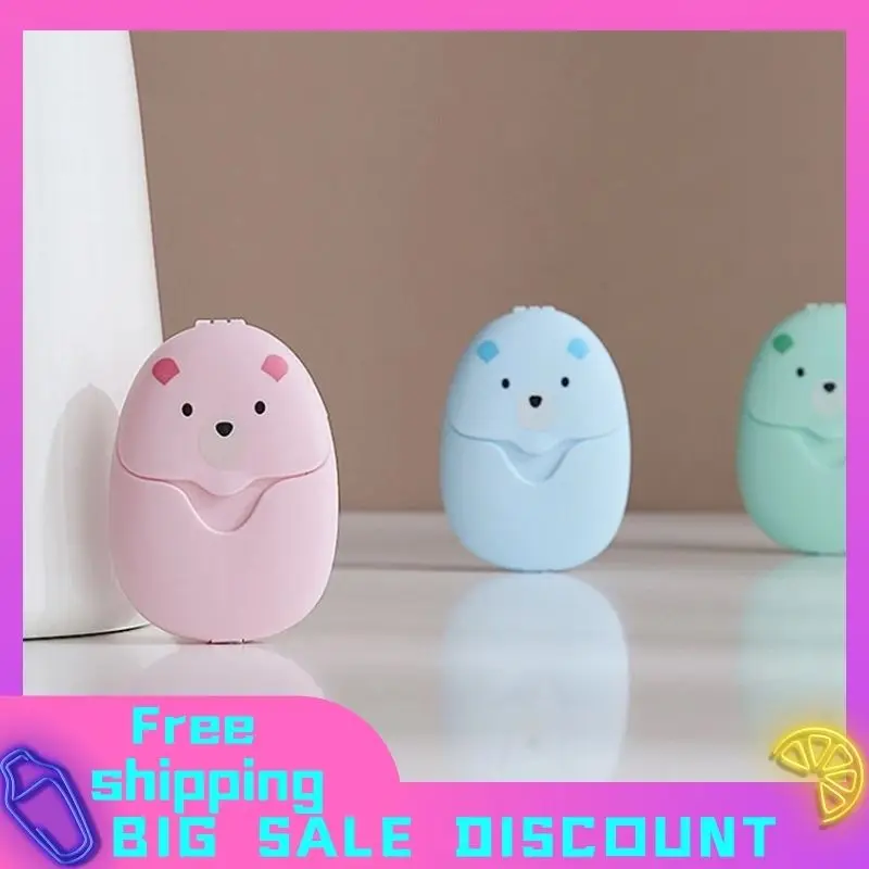 

50 шт., портативная одноразовая бумага для мыла