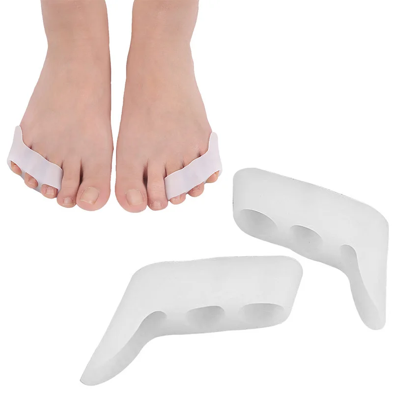 1 пара Силиконовый гель для ухода за кожей ног Bunion протектор разделитель пальцев разделитель корректоры исправление шишки на ноге