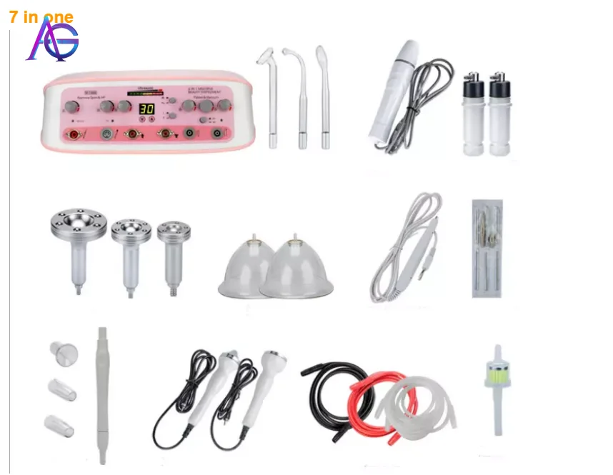 

7 in one skin care beauty apparatus for Breast Enlargement, spot remove, etc for home and salon use