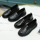 Туфли женские на низком каблуке, Униформа в японском стиле Лолита, лоферы, повседневная обувь для студенток, 33-46