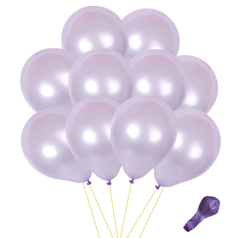 10pcs purple 10 шт. розовые латексные гелиевые шары 10 дюймов воздушные шары с дизайном «сердце» надувные свадебные украшения Воздушные шары товары для дня рождения - Цвет: 10pcs purple