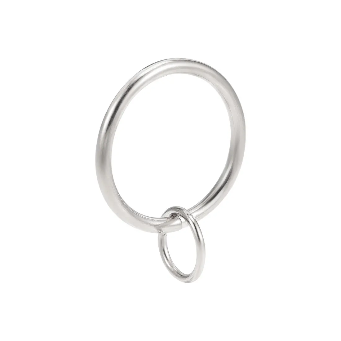 

uxcell 7 Pcs Curtain Rings 32mm Inner Dia Drapery Ring for Curtain Rods Silver Tone for Holding Curtains and Window Curtains