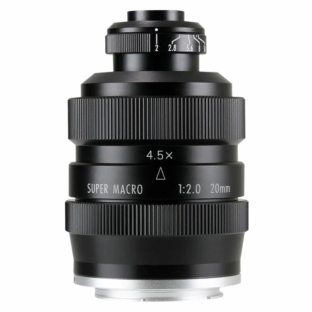 Mitakon Zhongyi 20 мм f2 4.5X Супер Макро объектив для Canon EOS M EF-M крепление APS-C M50 M6 M5 M100 |