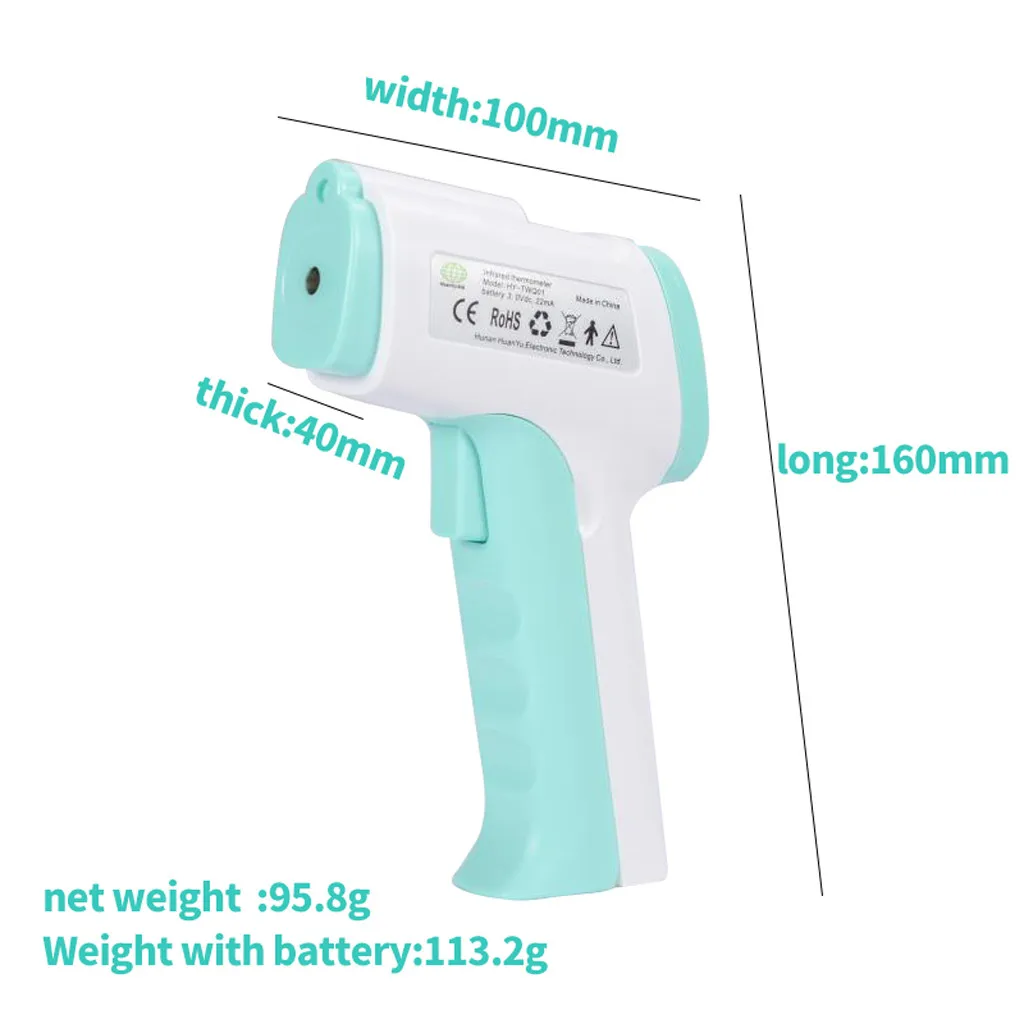 Бесконтактный термометр для тела цифровой инфракрасный лба портативный триммер