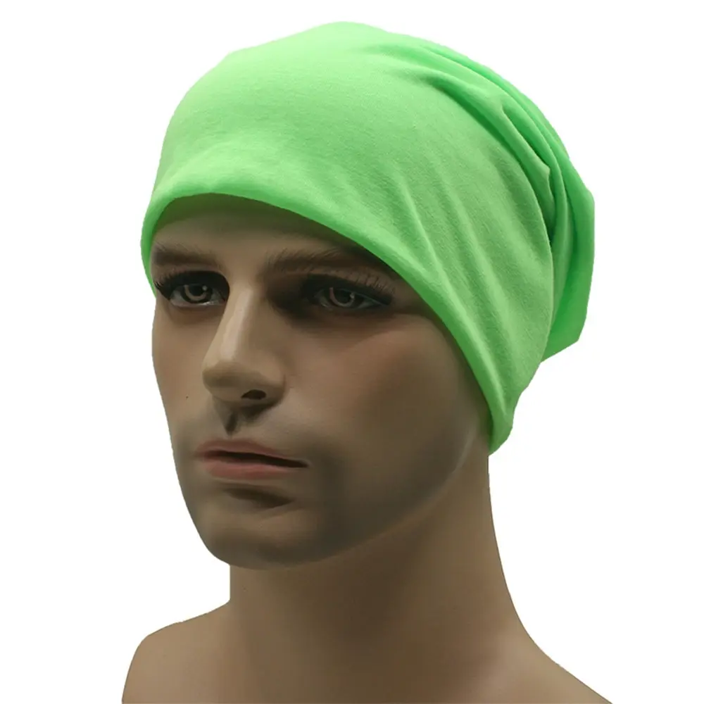 

Outdoor Sport Solid Color Unisex Men Women Skullies Beanies Hedging Cap Knit Knitted Cotton Double Layer Fabric Caps Bonnet Hat