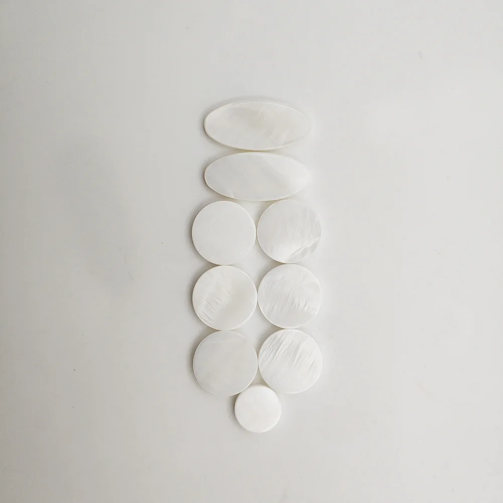 

Sales First, Saxophone White Shells Button ( 9 PCs ) Tenor Alto Treble Universal Musical Instrument Parts