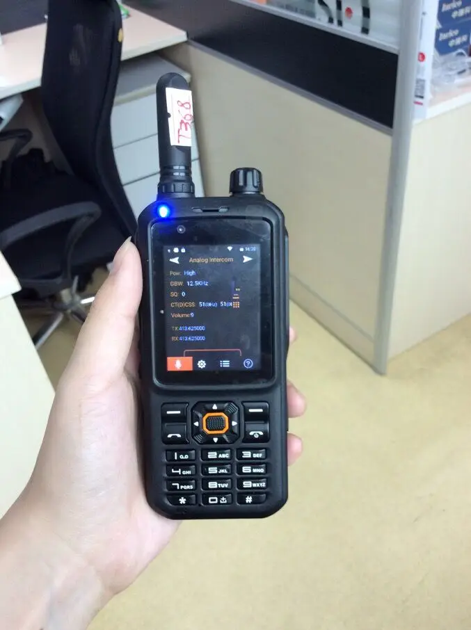 4G LTE сетевое радио с DMR UHF VHF intercom портативный смартфон рация ptt poc T368 радио|Рации| |
