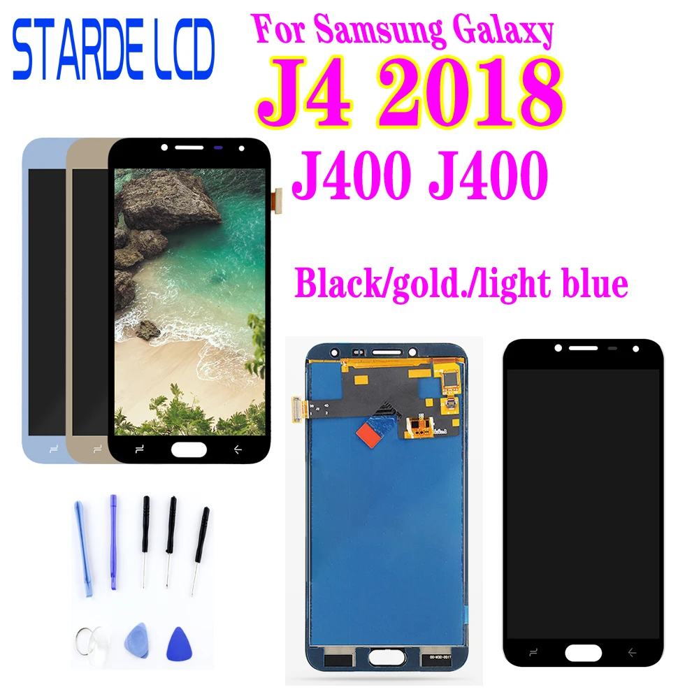 ЖК экран для Samsung Galaxy J4 2018 J400 j400F сенсорный сменный|Экраны мобильных телефонов| |