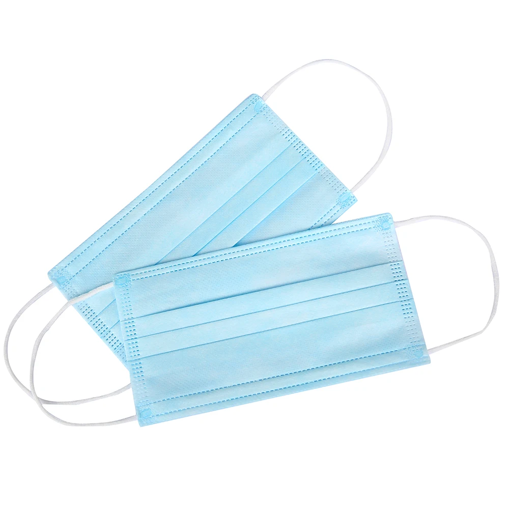 

In stock! 50Pcs Disposable Non-woven 3 Layer Face Mask Anti-Dust Breathable Earloop Mouth Mask Adult Disposable Mask 9 Colors