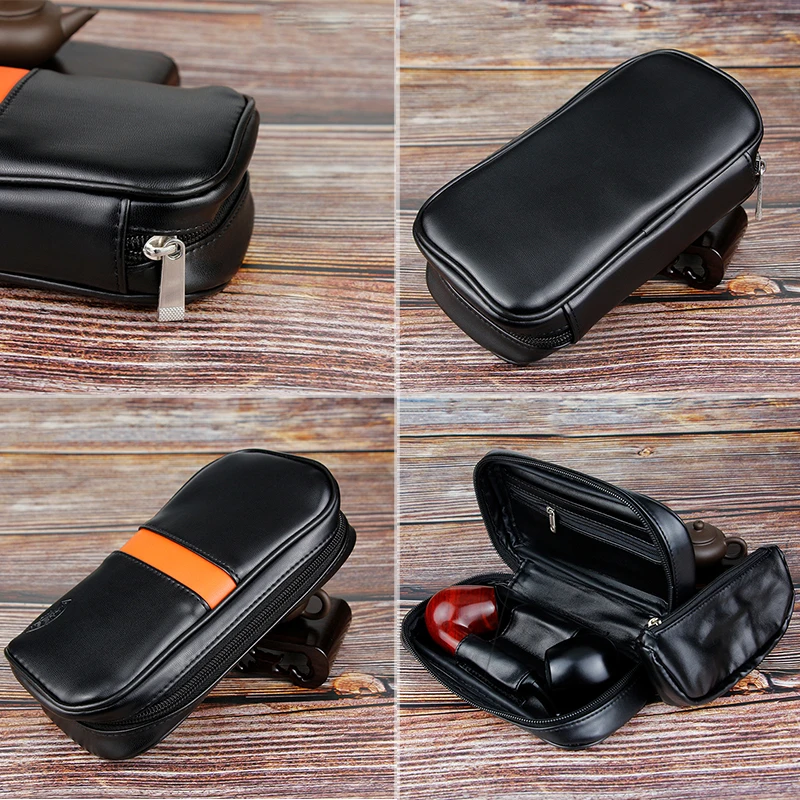 ⑨ Набор курительных труб + деревянные хьюмидоры трубные мешочки с бесплатными