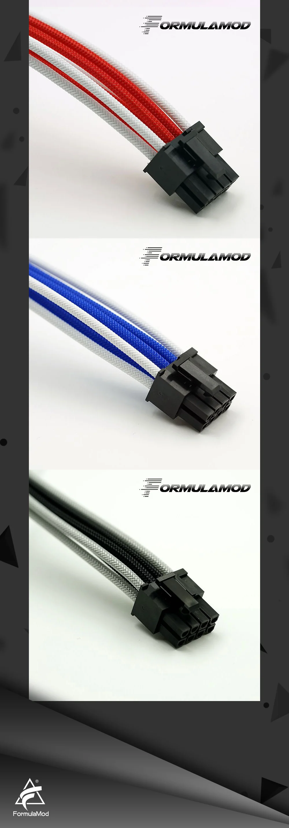 FormulaMod Fm-cpu 8P-D, ЦП 8Pin удлинитель питания, материнская плата 18AWG 8Pin многоцветные соответствующие кабели расширения