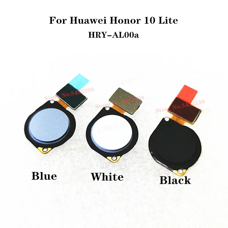 

Original For Huawei Honor 10 Lite HRY-AL00a Home Buttons Fingerprint Sensor Scanner Return Unlock Key Flex Cable Replacement