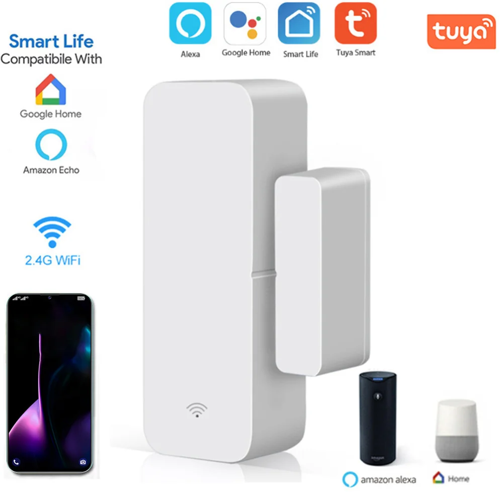 

WiFi Door Window Sensor Door Entry Warning Switch Home Accessory