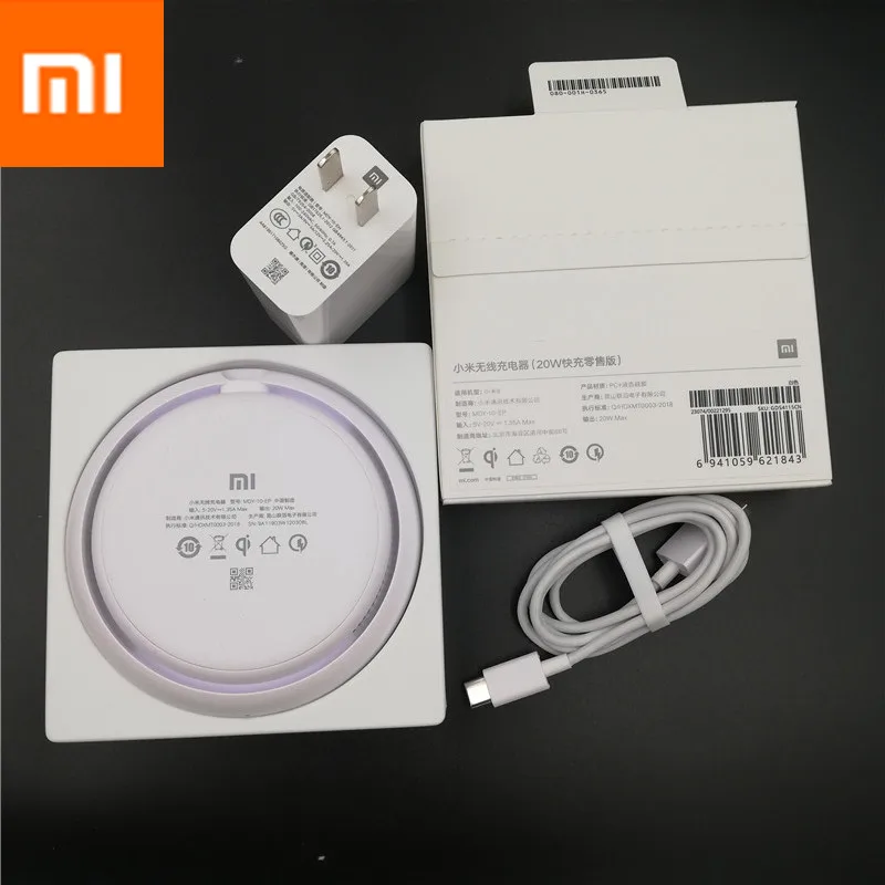 Новое 27 Вт Оригинальное Беспроводное зарядное устройство Xiaomi 20 Вт Макс 15 в применяется к Xiaomi Mi9 MiX 2S Mix 3 Qi EPP10W для iPhone 11 XS XR XS Max