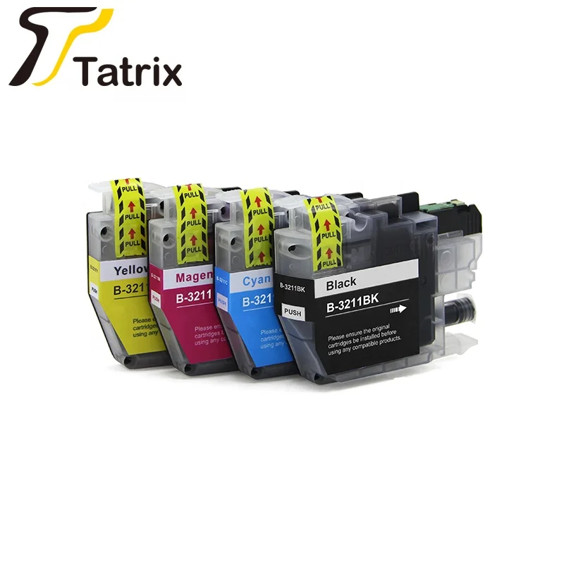 Tatrxi совместимый чернильный картридж для принтера Brother LC3211 LC3213 B-3211 костюм для Brother DCP-J772DW DCP-J774DW MFC-J890DW MFC-J895DW - Color: One set