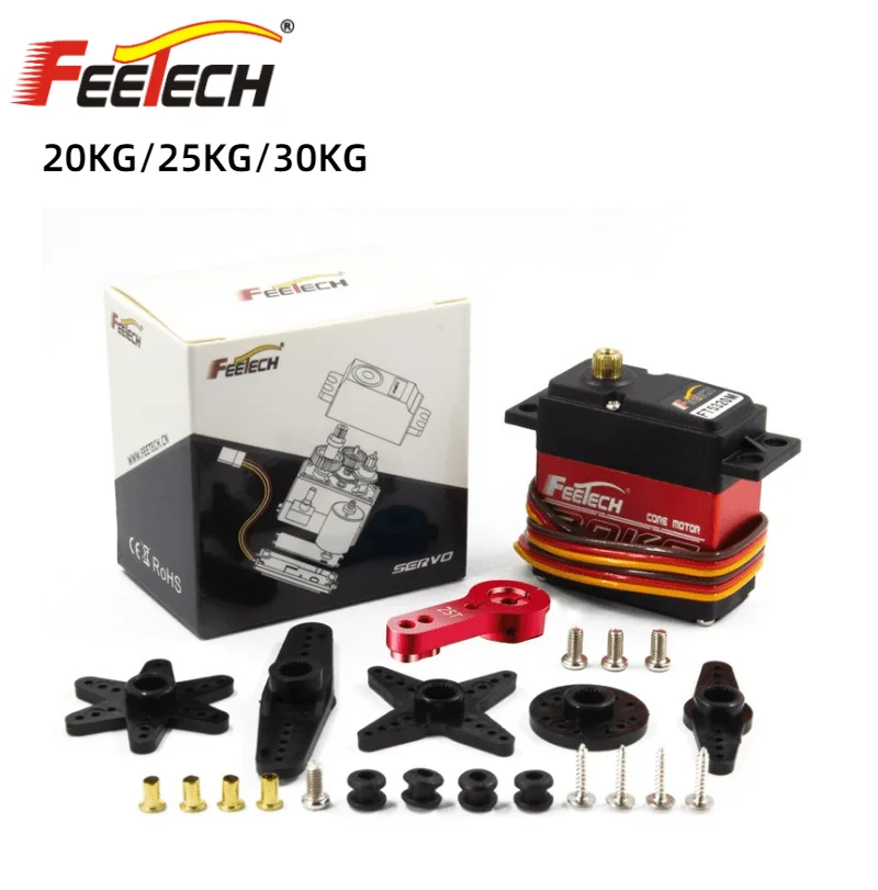 Feetech 20 кг 180 Водонепроницаемая высокоскоростная металлическая Шестерня цифровой