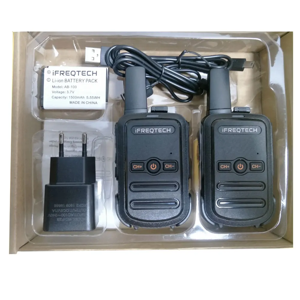 2 шт. WLN KD-C1 Mini Ham двухстороннее Радио рация 5 Вт дальность лучше, чем BF-888S UHF FM приемопередатчик