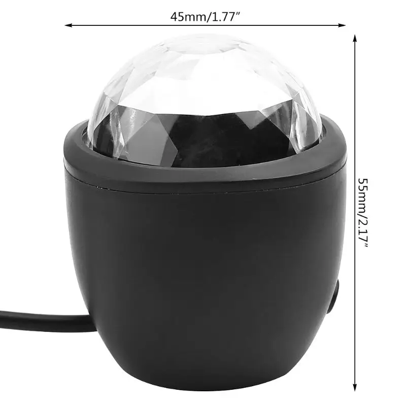 2020 Новый мини светодиодный сценический свет Активированный многоцветный диско