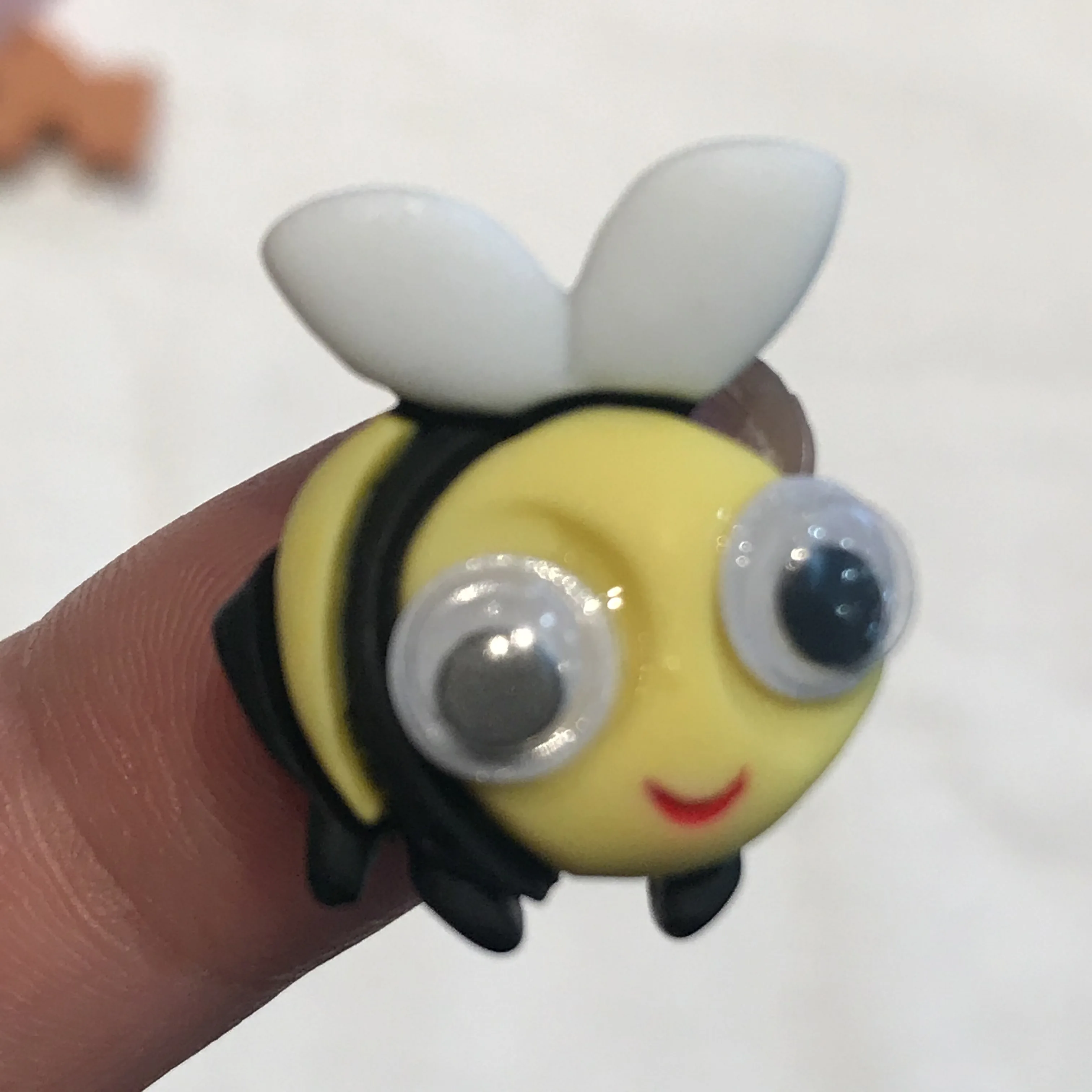 8 шт./лот Мультяшные животные рыбка пчела мышь панда рисунок резина плоская