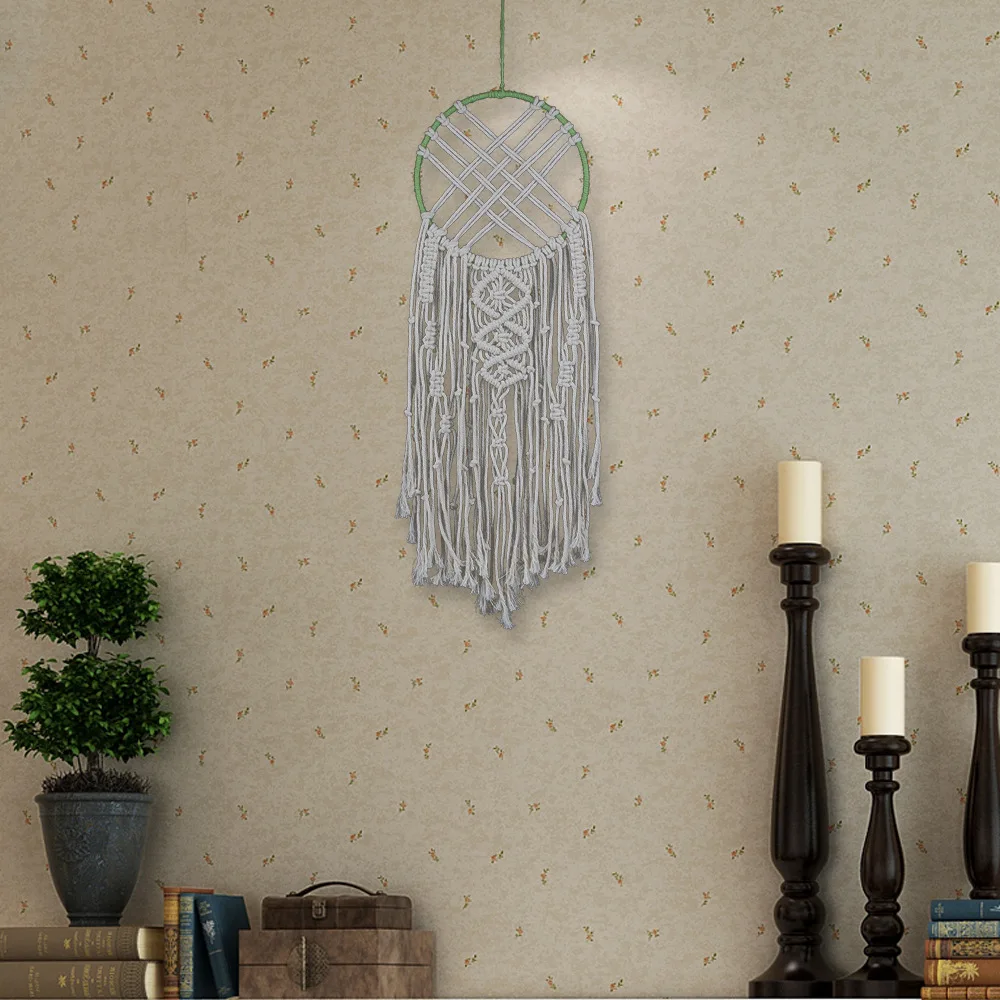 

Ручной Тканый гобелен в стиле бохо, хлопок, лен, настенный фон, украшение для гостиной, шикарные креативные новые модные украшения