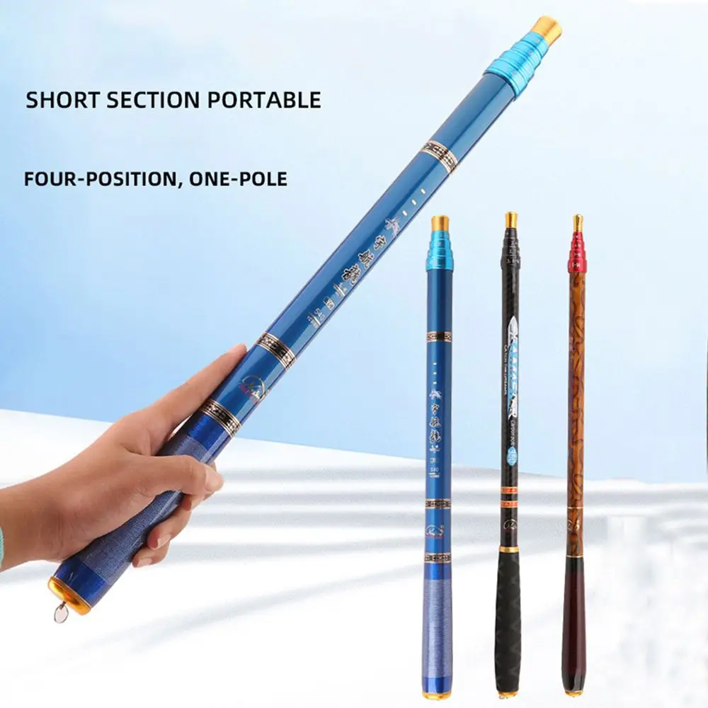 

Super-hard and Ultra-light Carbon Fishing Rod Short Section Portable Spinning Fishing Telescopic Hand Pole 36M 45M 54M 63M