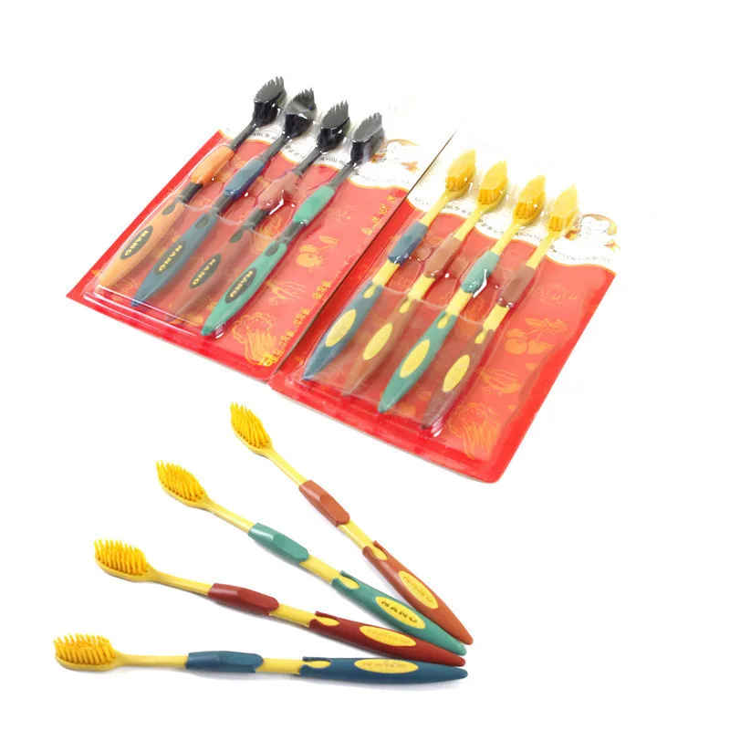 2/4 шт. мягкие бамбуковые зубные щётки|Зубные щетки| |