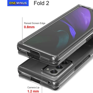 For Galaxy Z Fold 2 Case Shock-resistant Crystal Transparent Hard Back
Slim Cover Clear Phone Shockproof Shell Coque Z Fold 2