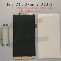 5 5 original amoled for zte axon 7 lcd display touch screen digitizer assembly for zte a2017 a2017u a2017g axon7 lcd with frame