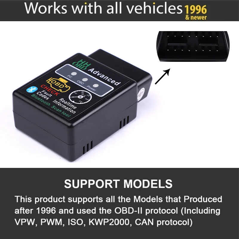 OBD ELM327 Bluetooth автомобильный диагностический инструмент для Toyota C-HR CHR Rav4 Corolla Camry Avalon