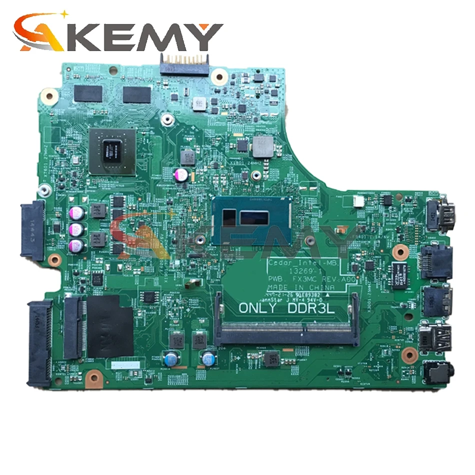 Абсолютно Новый 13269-1 I5-4210U для DELL Inspiron 3543 3443 3542 3442 Материнская плата ноутбука FX3MC