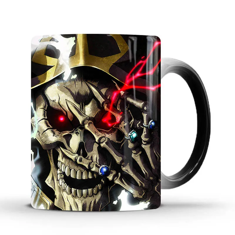 350 мл аниме JK Overlord Ainz Ooal платье Косплей Марка меняющий Цвет Череп Momonga ежедневные