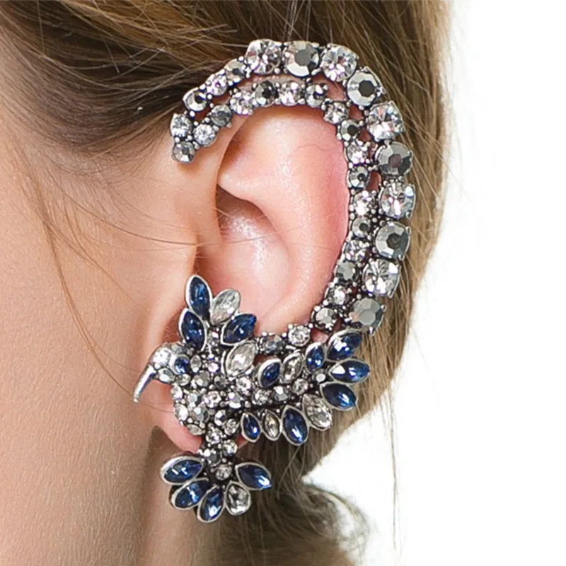 

Earrings for women crystal oorbellenhangers statement chain pendientes largos tassel trendy geometric Euro-American Ear bone