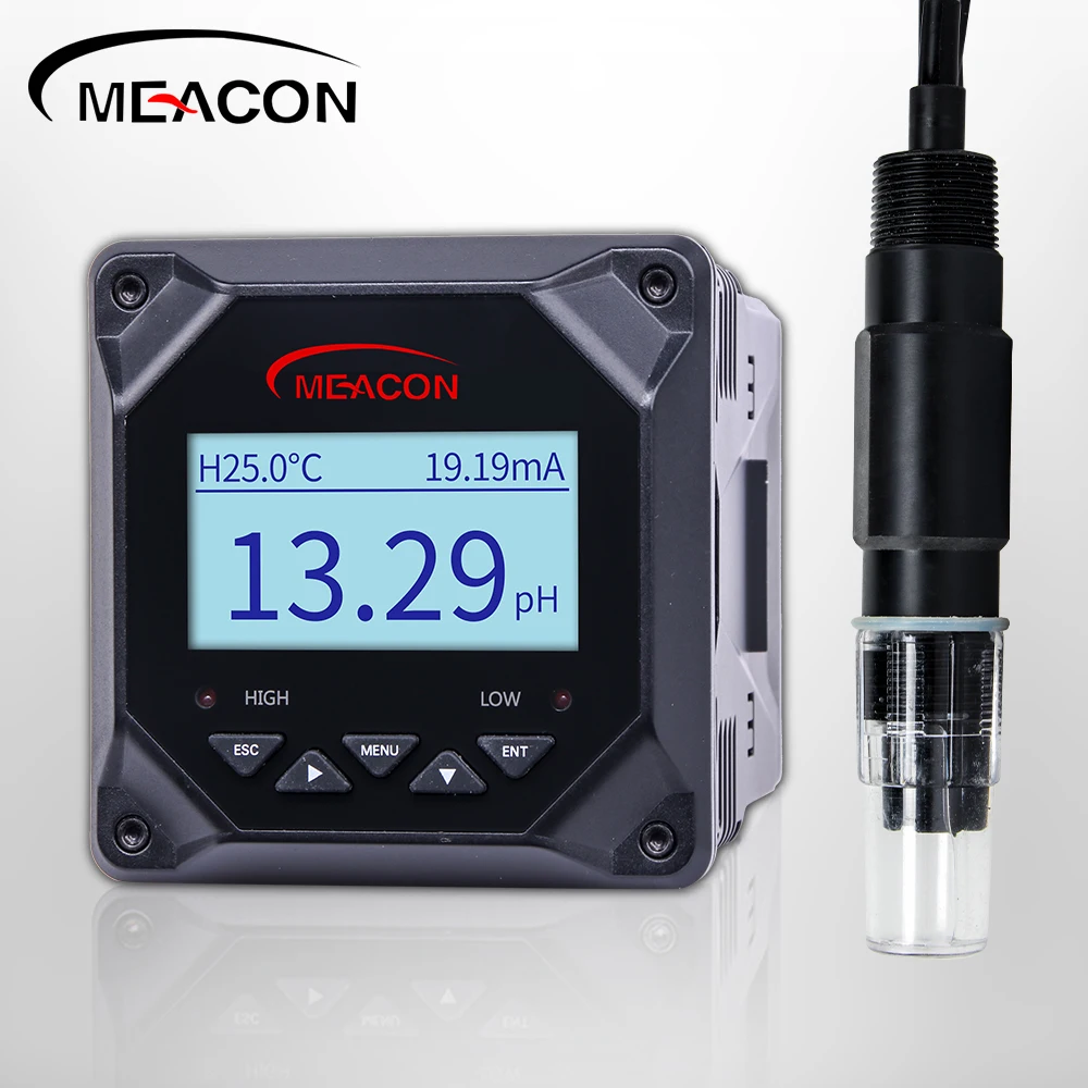 

sewage treatment plant digital ph meter for water ph ec controller